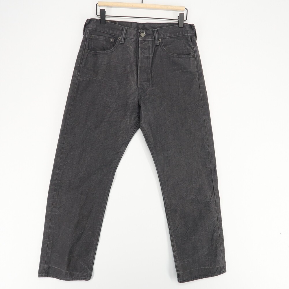 Levis 501 Jeans Men  33x30 (30x27) Dark Gray Original Fit Button Fly‎